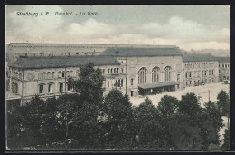 CPA Strassburg I. E., Vue De La Gare  - Other & Unclassified