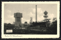 AK Beuthen /O.-S., Kohleabbauindustrie Hohenzollerngrube  - Schlesien