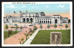 AK Washington D.C., Union Station, Bahnhof  - Washington DC