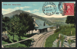 AK Norfolk, CT, View Of Railroad Station  - Other & Unclassified