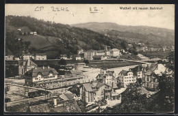 AK Wattwil, Neuer Bahnhof Aus Der Vogelschau  - Wattwil