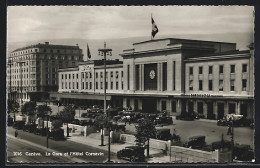 AK Genève, La Gare Et L`Hotel Cornavin  - Genève