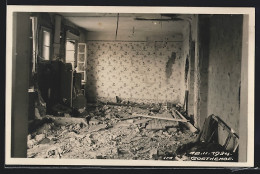 AK Wien, Zerstörtes Zimmer Im Goethehof In Der Schüttaustrasse Am 12.11.1934  - Sonstige & Ohne Zuordnung