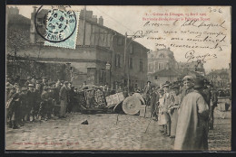 CPA Limoges, Grèves De Limoges, 15 Avril 1905, Barricade élevée Devant La Fabrique Touze  - Limoges