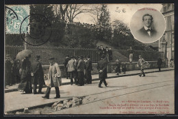 CPA Limoges, Grèves De Limoges, 1905, Angle Du Jardin D`Orsay Où A Eu Lieu La Fusillade  - Limoges