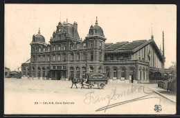 CPA Calais, Gare Centrale, La Gare  - Calais