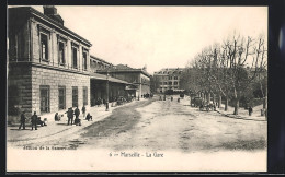 CPA Marseille, La Gare  - Quartier De La Gare, Belle De Mai, Plombières