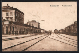 AK Ersekujvar, Blick Zum Bahnhof  - Slovakia