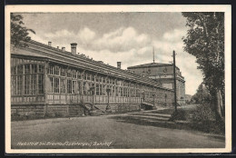 AK Halbstadt Bei Braunau, Strassenpartie Am Bahnhof  - Czech Republic