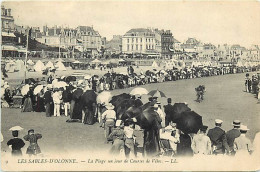 - Vendée -ref-F236- Les Sables D Olonne - La Plage Un Jour De Courses à Vélos - Cyclisme - Sports - - Sables D'Olonne