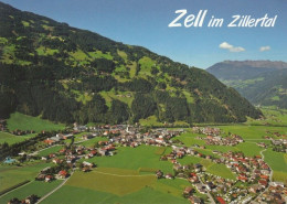 1 AK Österreich / Tirol * Blick Auf Zell Im Schönen Zillertal - Luftbildaufnahme * - Zillertal