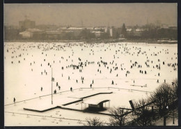 AK Zürich, Seegförni 1963 Mit Eisläufern, Eisstoss  - Other & Unclassified