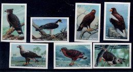 MALDIVES 1997 BIRDS EAGLES SET IMPERF MI No 2808-14 MNH VF!! - Adler & Greifvögel