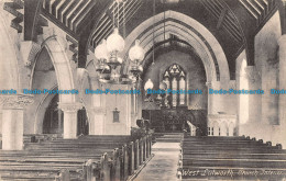 R166911 West Lulworth. Church Interior. E. J. Randall. Friths Series - Monde