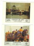 LONDON TRANSPORT MUSEUM PUBLISHED   LONDON  CARDS NOS 160.  AND  161 - Other & Unclassified