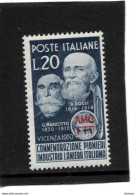 ITALIE 1950 INDUSTRIE DE LA LAINE  Yvert 566, Michel 801 NEUF** MNH Cote 6 Euros - 1946-60: Mint/hinged