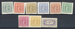 AUTRICHE - JOUR 1922 Yv. N° 55 à 64 *  Série Complète, Cote 3 Euro  BE  2 Scans - Dagbladen
