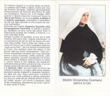 Santino Serva Di Dio Madre Vincenzina Cusmano - Images Religieuses