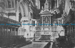 R166945 St. Pauls Interior. The Choir. 1921 - Monde