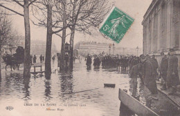 PARIS INONDATIONS 1910 AVENUE RAPP - De Overstroming Van 1910
