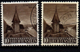 1957 - Liechtenstein 324 X 2 Santo Natale   +++++++++ - Oblitérés