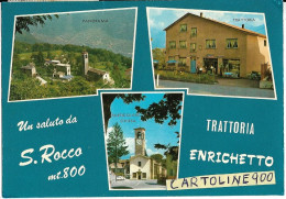 Lombardia-sondrio S.rocco Vedute Vedutine Trattoria Enrichetto Chiesa Panorama - Sondrio