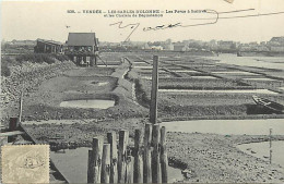 - Vendée -ref-F234- Les Sables D Olonne -les Parcs à Huitres Et Chalets De Dégustation - Ostréiculture - Metiers - - Sables D'Olonne