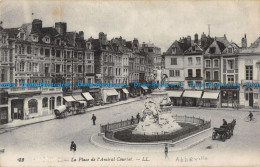 R166982 Abbeville. La Place De LAmiral Courbet. LL. Levy Fils. 1916 - Monde