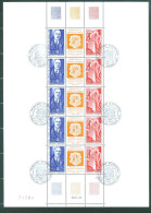 Andorre   Yv  399A  En Feuille Complete   Ob  TB   De Gaulle   - Used Stamps