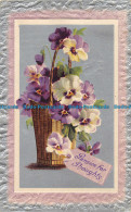 R167032 Pansies For Thoughts. B. B. Series No. E260. 1911 - Monde