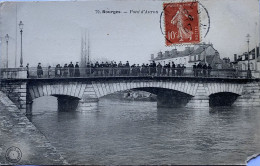 CPA (Cher). BOURGES, Pont D'Auron (n°79) - Bourges