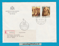 FDC San Marino 1975 - 040 - Serie FDC Su Busta 2° Porto Racc. R.S.M. "EUROPA CEPT" 2 Val. - Vedi Descrizione - FDC