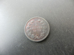 Baden 1 Kreuzer 1833 - Petites Monnaies & Autres Subdivisions