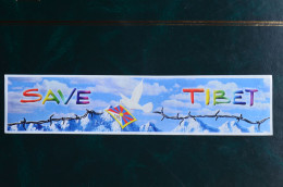 Save Tibet Autocollant Sticker Décalcomanie Original Lhassa Potala Himalaya - Pegatinas