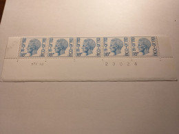 N° 1963 - S.M Le Roi  Baudouin - 18F-Coin Daté 17/01/80. - Angoli Datati