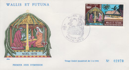 Enveloppe  FDC  1er  Jour   WALLIS  ET  FUTUNA    Noël    1978 - FDC