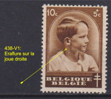 Belgique: COB N° 438-V1: Neuf, **, Sans Charnière. TB !!! - 1931-1960
