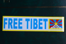 Free Tibet Autocollant Sticker Décalcomanie Original Lhassa Potala Himalaya - Adesivi