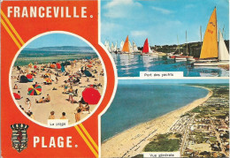 14. FRANCEVILLE PLAGE. 3 VUES. VOILIERS. 1971. - Autres & Non Classés