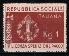 1944 Italia Rep. Sociale Franchigia Militare Linguellato* - Mint/hinged