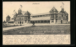 AK Hannover, 14. Deutsches Bundesschiessen 1903, Festhalle  - Jacht