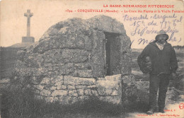 COSQUEVILLE - La Croix Des Pierres Et La Vieille Fontaine - Other & Unclassified