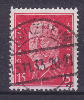 Deutsches Reich 1928 Mi. 414, 15 Pf. Hindenburg Deluxe PFORZHEIM (Baden-Württemberg) 1933 Cancel - Used Stamps