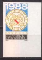 Superbe Coin De Feuille Bimillénaire De Strasbourg YT 2552 De 1988 Sans Trace De Charnière - Non Classés