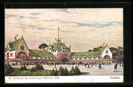 AK München, XV. Deutsches Bundesschiessen 1906, Festhalle  - Jagd