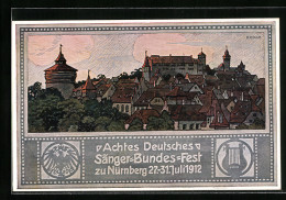 AK Nürnberg, VIII. Deutsches Sängerbundesfest, 27. - 31. Juli 1912  - Hunting