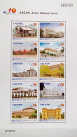 Laos 2007, 40th Anniversary Of ASEAN - Joint Issue, MNH Sheetlet - Laos