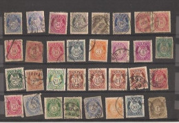 Norvège Quelques Timbres Anciens.(5 Scans) - Verzamelingen (zonder Album)