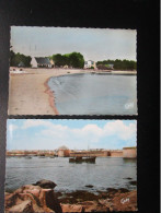 CP 29 Finistère CONCARNEAU - LOT 2 Cartes - LE CARBELLOU  La Plage - CONCARNEAU Le Port Les Remparts De La Ville Close - Concarneau