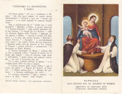 Santino Supplica Alla Regina Del Ss.rosario Di Pompei - Devotion Images